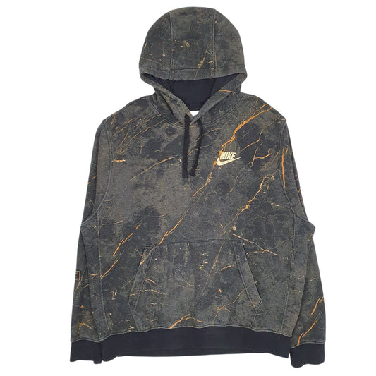 Mens Grey Nike Team Hoodie Jumper