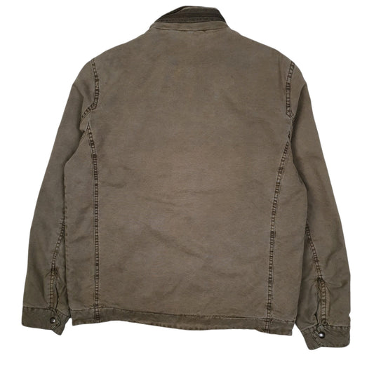 Mens Brown Levis Military Sherpa Bomber Coat