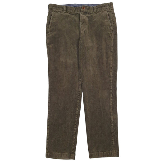 Mens Green Brooks Brothers Clark Corduroy Trousers