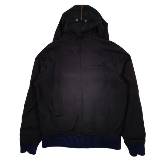 Mens Black Woolrich Music Bomber Coat