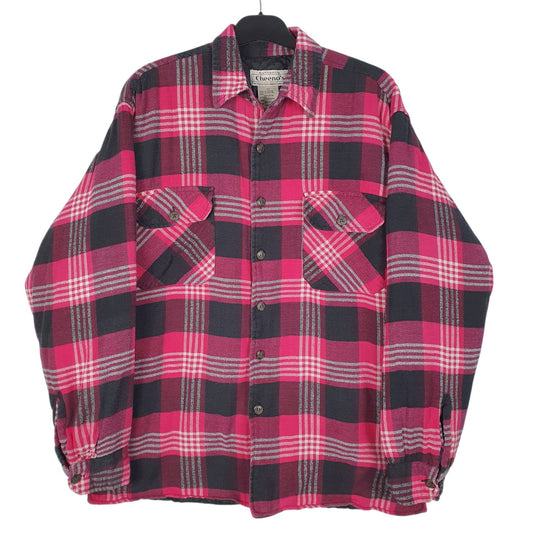 Mens Pink Cheenos Padded Crewneck Coat