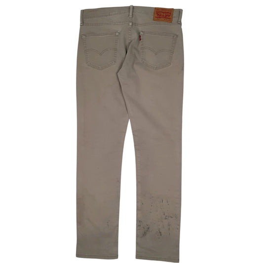 Mens Beige Levis 511 Trousers