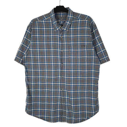 Mens Grey Eddie Bauer Short Sleeve Shirt