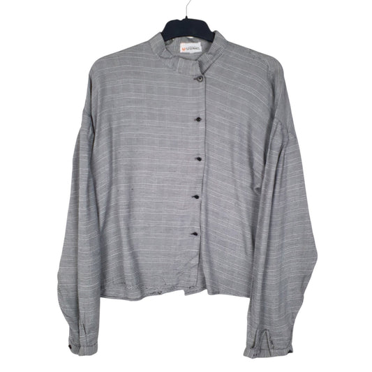 Womens Grey Stefanel Long Sleeve Shirt