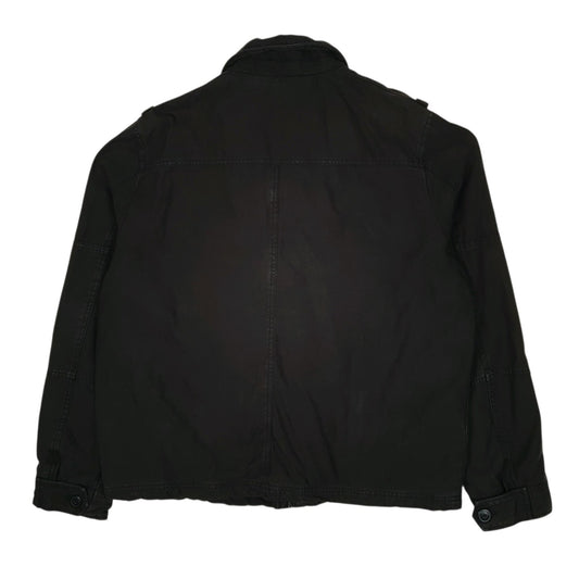 Mens Black Levis Bomber Coat