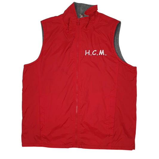 Mens Red Kariban Fleece Lined Coat