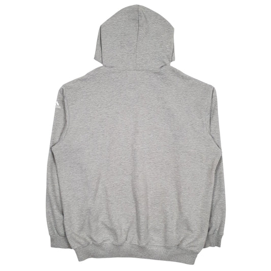 Mens Grey Adidas Hoodie Jumper