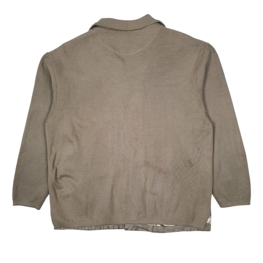 Mens Beige Baracuta Bomber Coat