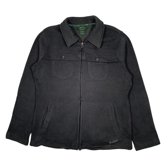 Womens Grey Woolrich Harrington Jacket Full Zip Jumper
