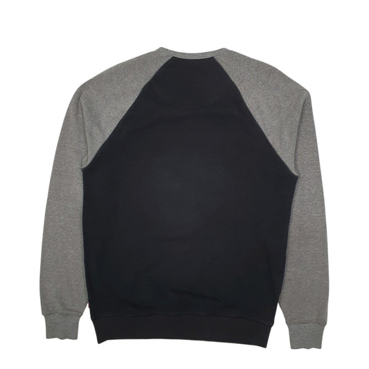 Mens Black Levis Lightweight Crewneck Jumper