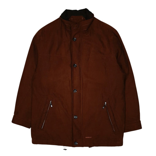 Mens Brown Morella Faux Suede Hunting Coat