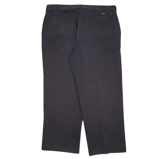 Mens Black Dickies Workwear Trousers