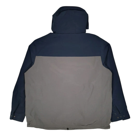 Mens Grey Levis Windbreaker Tall Coat