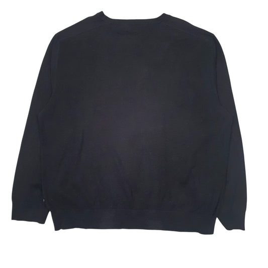 Mens Black Nautica Crewneck Jumper