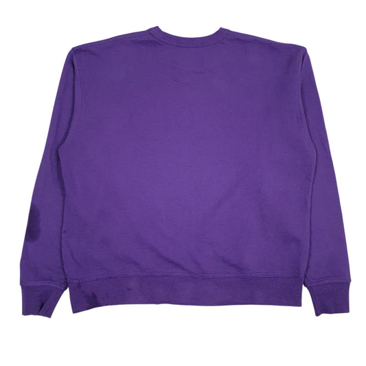 Mens Purple Champion Crewneck Jumper