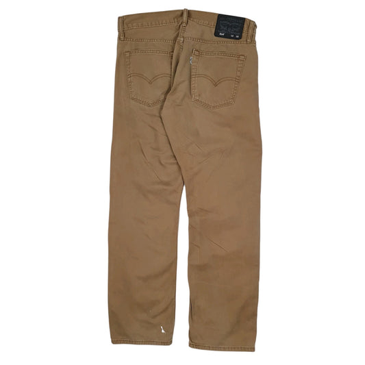 Mens Beige Levis 514 Trousers