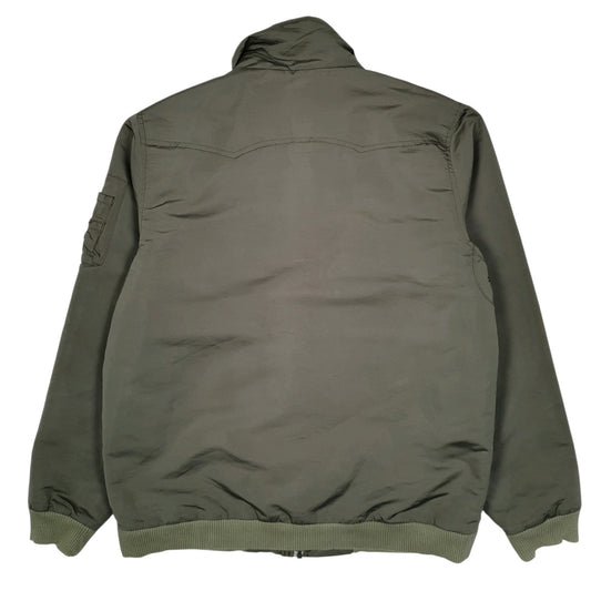 Mens Green Levis Windbreaker Coat