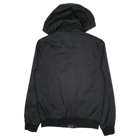 Mens Black Levis Windbreaker Coat