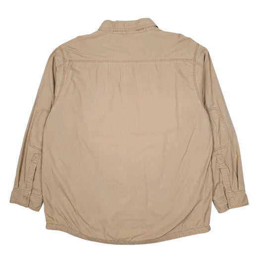 Mens Beige Lee Fleece Lined Coat