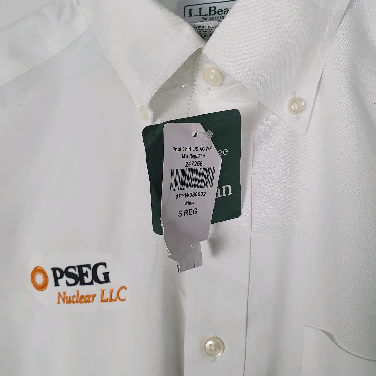 Mens White L.L.Bean Shirt
