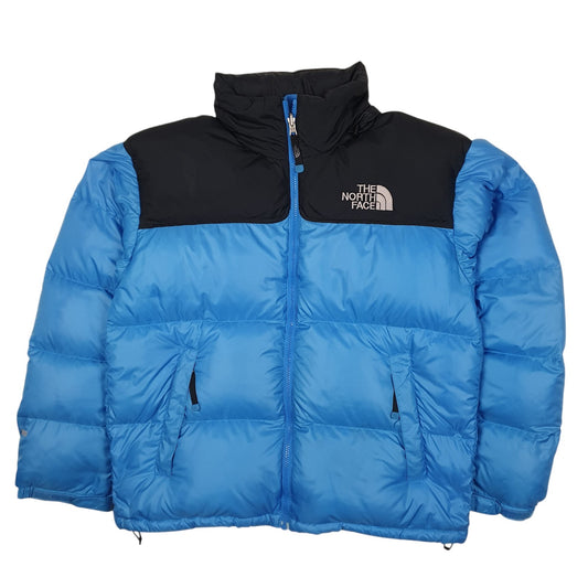 Mens Blue The North Face Nuptse Retro 1996 Coat