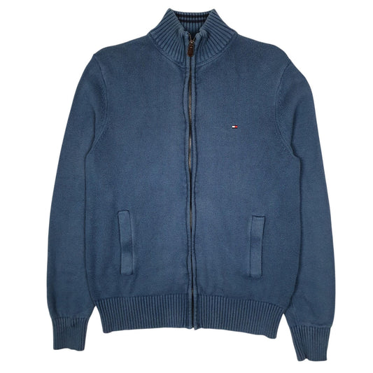 Mens Blue Tommy Hilfiger Full Zip Jumper