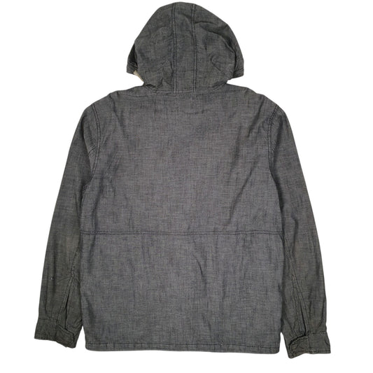 Mens Grey Levis Hoodie Coat