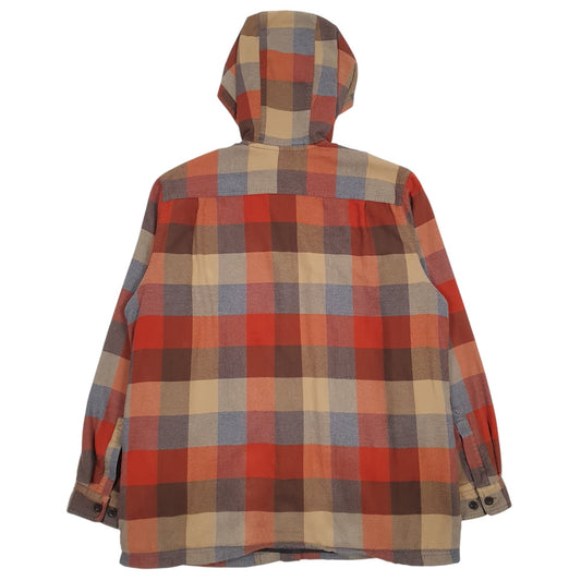 Mens Red L.L.Bean Fleece Lined Coat