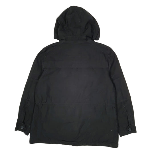 Womens Black Levis Windbreaker Coat