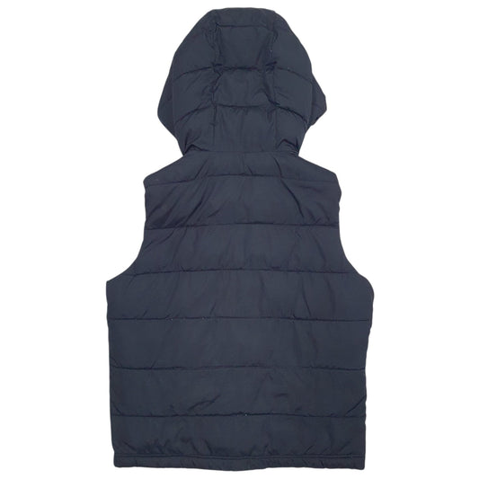 Womens Navy Hollister Puffer Hoodie Coat