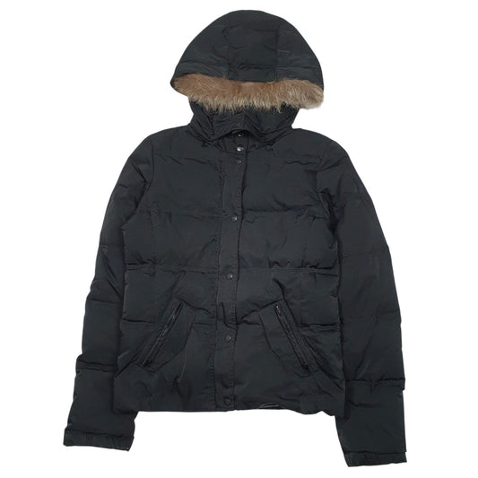 Womens Black Woolrich Parka Coat