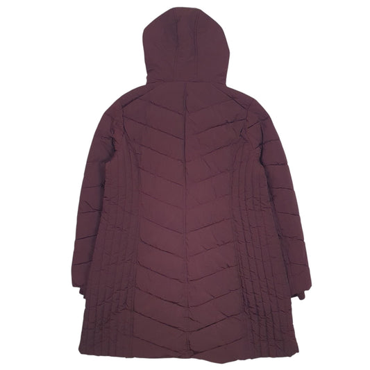 Womens Burgundy Tommy Hilfiger Long Lined Coat