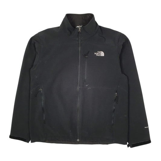 Mens Black The North Face Windbreaker Hoodie Coat