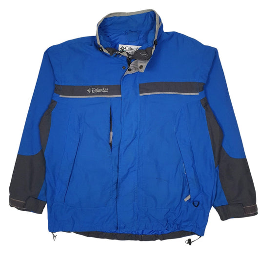 Mens Blue Columbia Sportswear Company Quarter Zip Coat