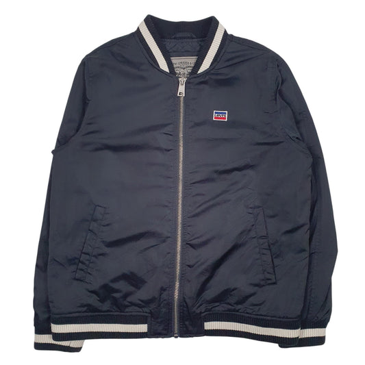 Womens Navy Levis Padded Coat