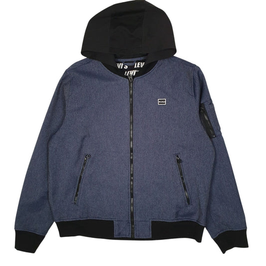 Mens Navy Levis Active Softshell Coat