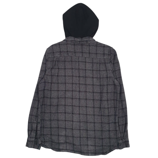 Mens Grey Vans Hooded Coat