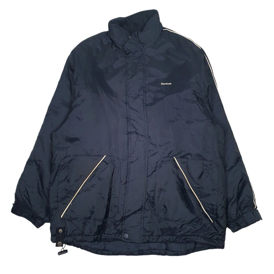 Mens Navy Reebok Vintage Coat