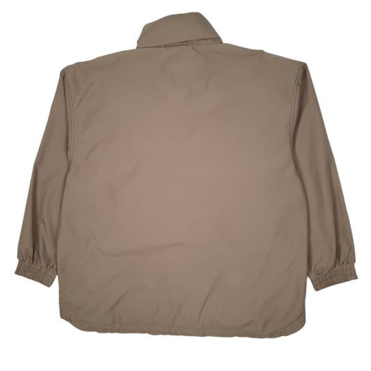 Mens Beige Lee Pullover Smock Coat