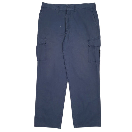 Mens Blue Dickies Workwear Cargo Trousers