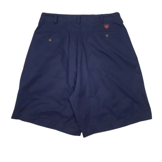 Mens Navy Polo Ralph Lauren Golf Pleated Shorts
