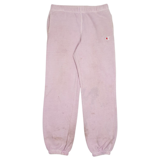 Mens Pink Champion Reverse Weave Jogger Trousers