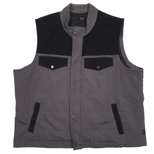 Mens Grey Lee Workwear Padded Coat