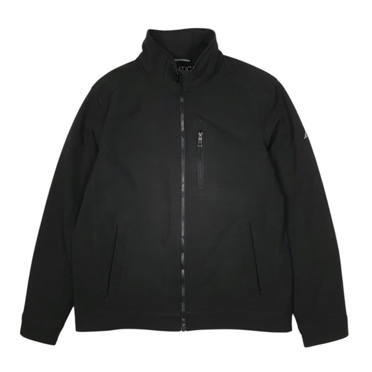 Mens Black Nautica Windbreaker Coat