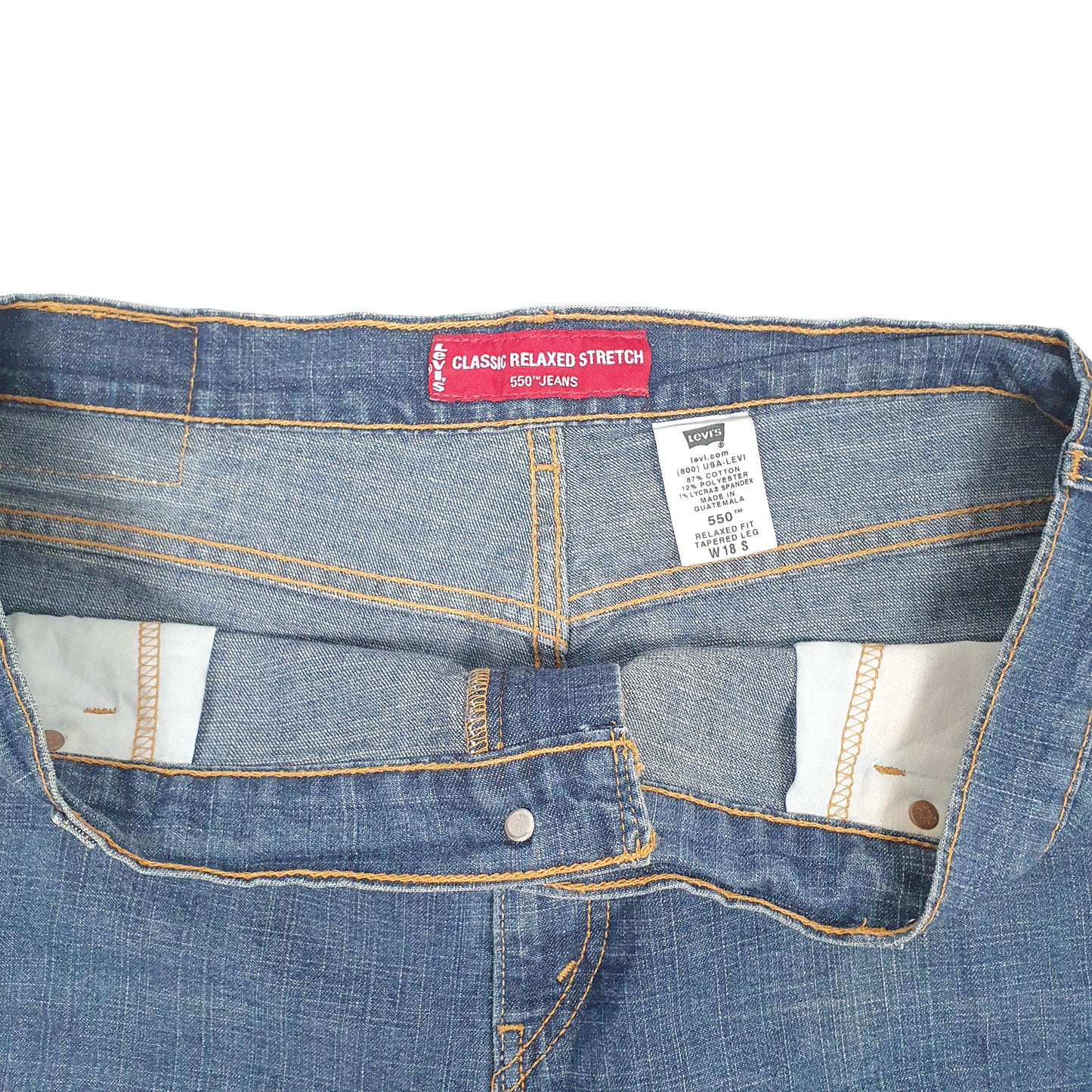 Levis 550 Relaxed Fit Jeans UK18