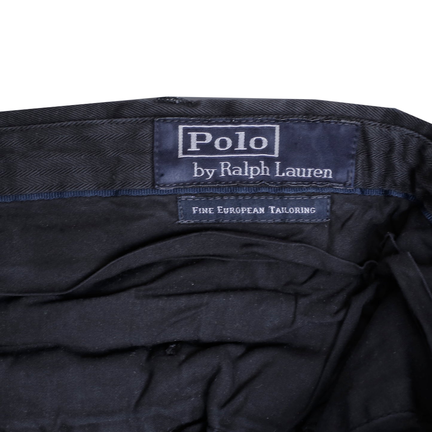 POLO RALPH LAUREN Chino Pant Preppy Fit Trousers Black Mens W40 L34