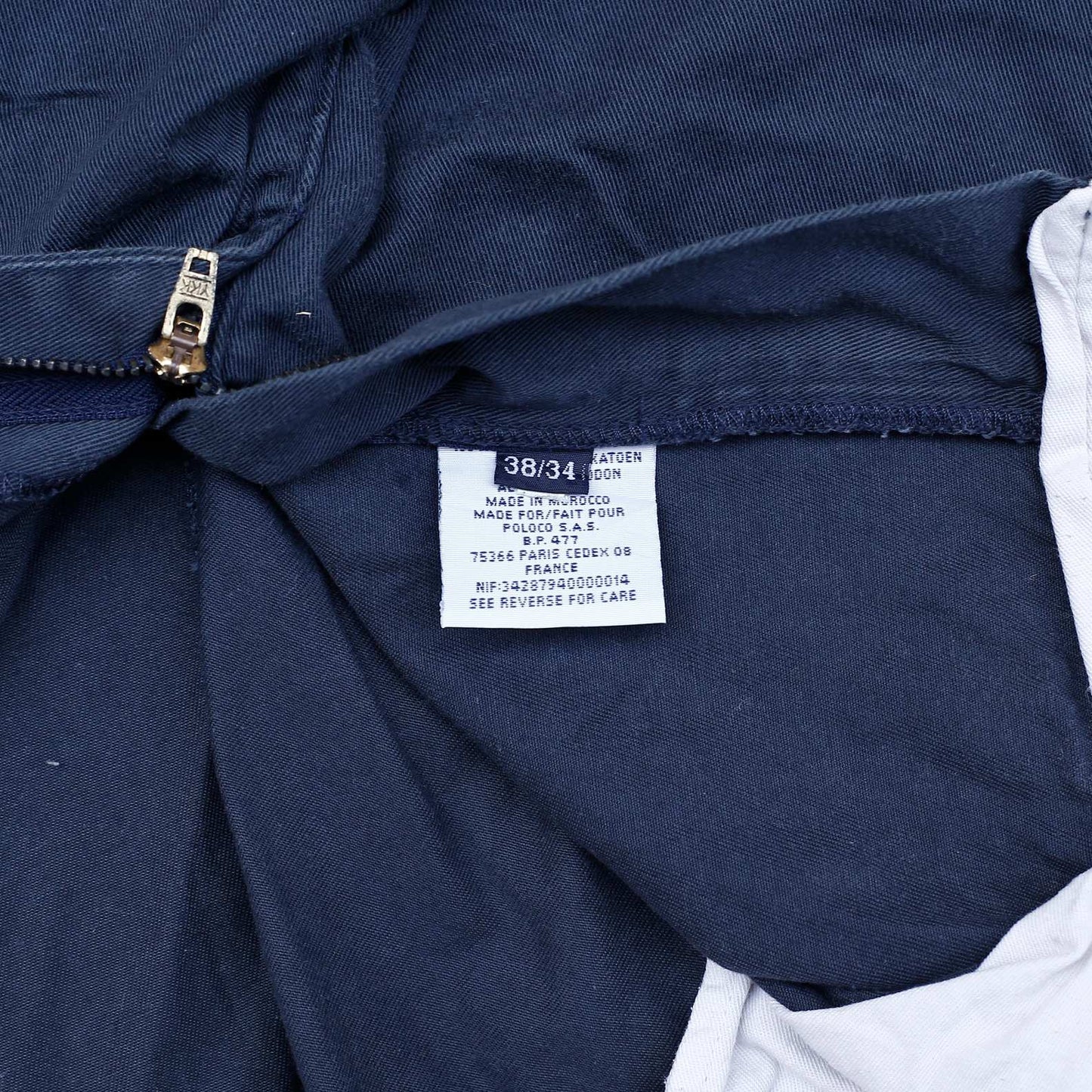 POLO RALPH LAUREN Chino Trousers Chatfield Pant Navy Mens W36 L34