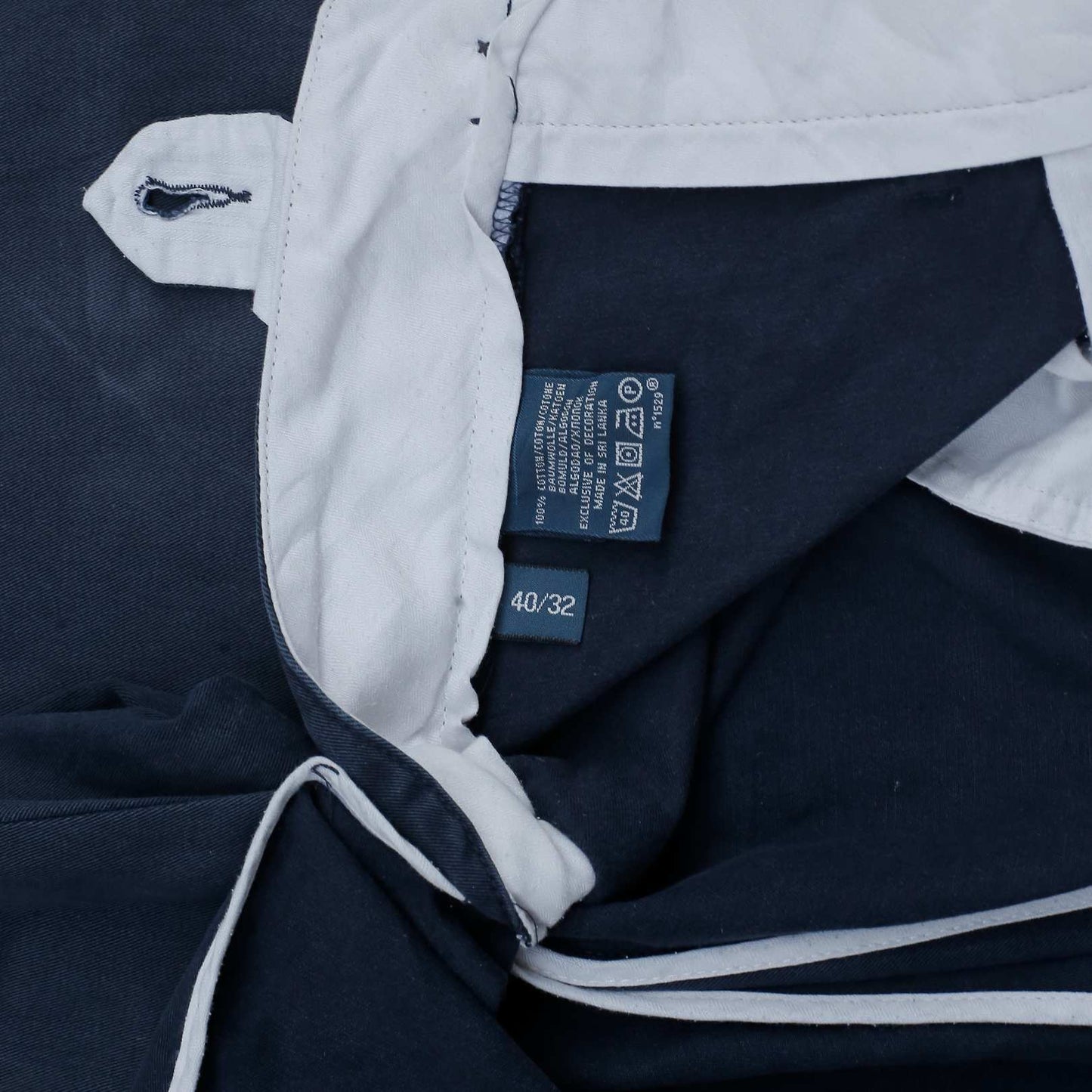 POLO RALPH LAUREN Chino Trousers Prospect Pant Navy Mens W40 L26