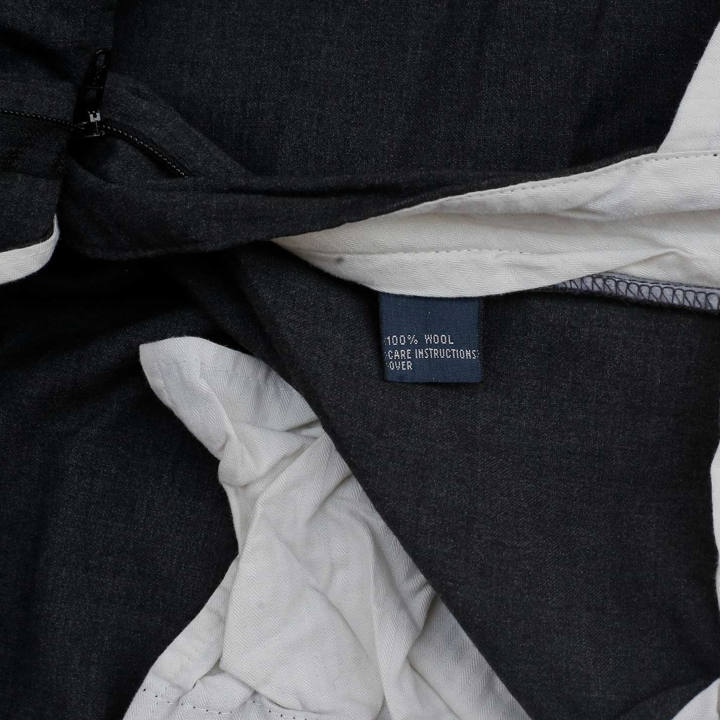 POLO RALPH LAUREN Formal Wool Trousers Chinos Grey Mens W36 L31