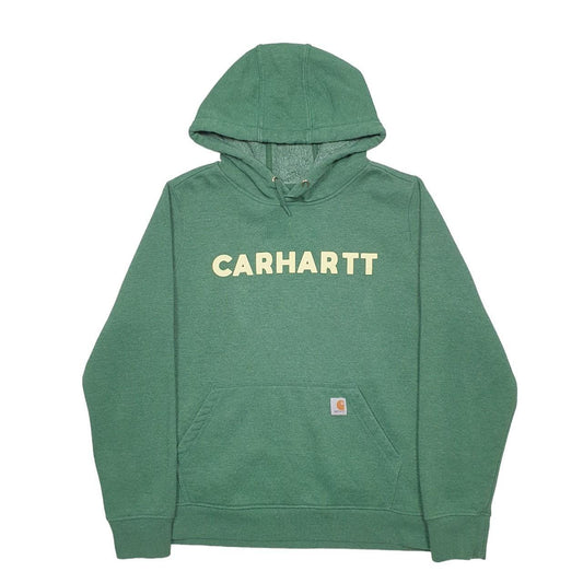Carhartt Workwear Spellout Hoodie Cotton Sweatshirt Jumper XL